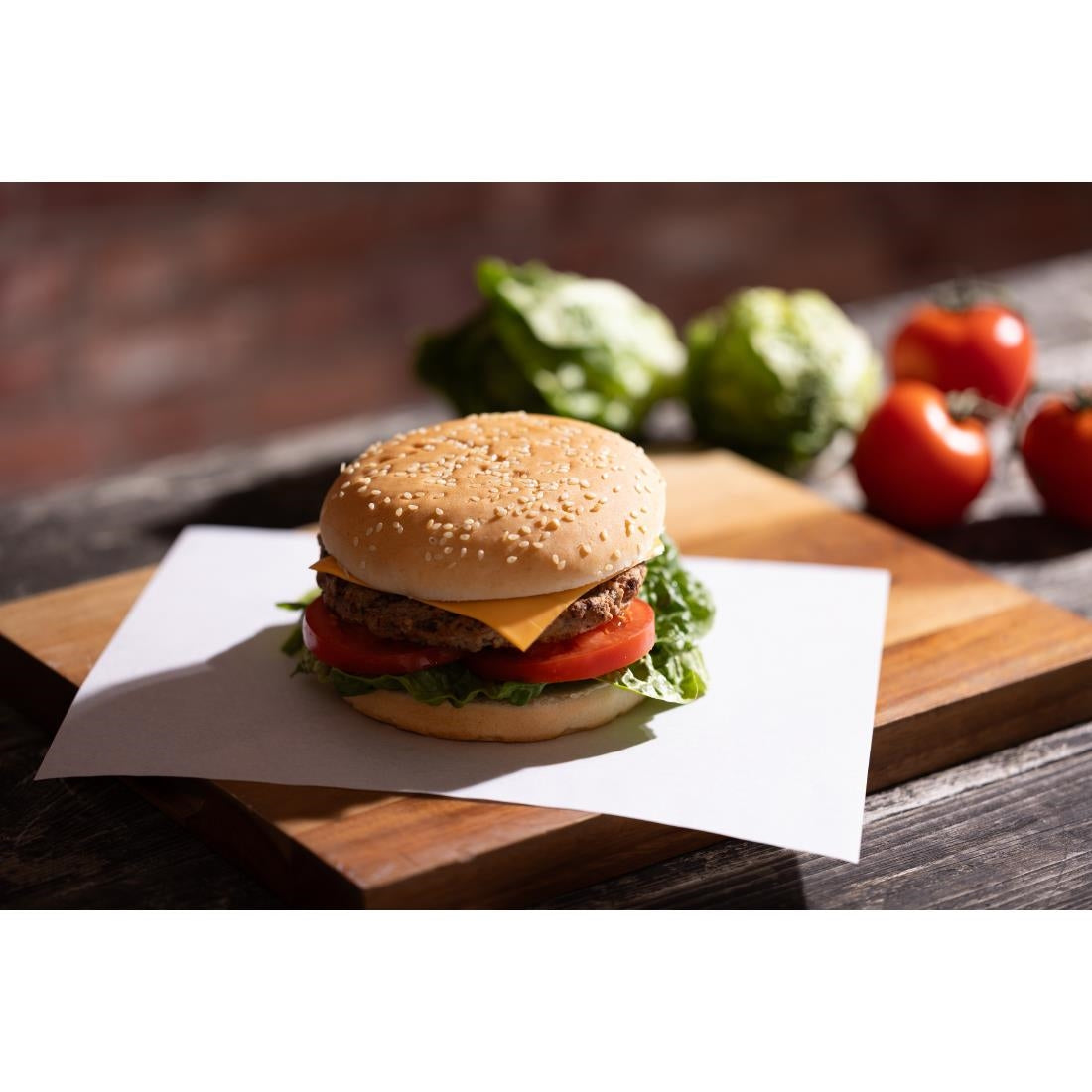 HY788 Fiesta Composteerbare Burgerverpakkingen Wit 250x200mm (200 stuks)