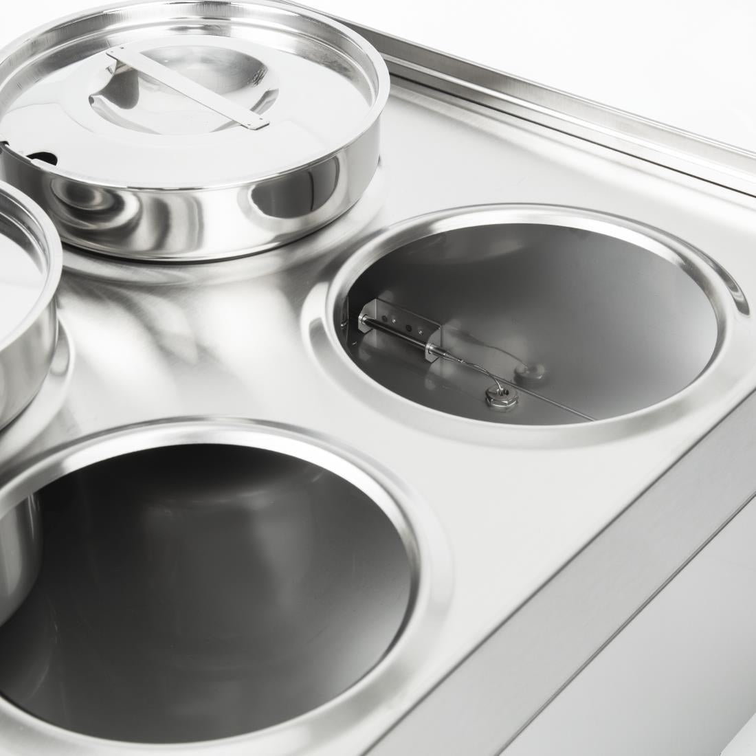 J953 Lincat Silverlink 600 bain marie BS4W 4 x 4,5Ltr