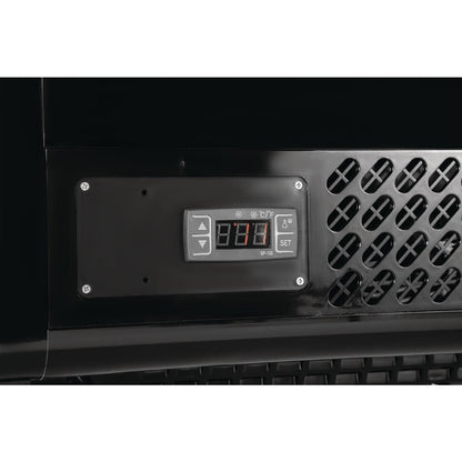 CC611 Polar C-serie koelvitrine 100L zwart
