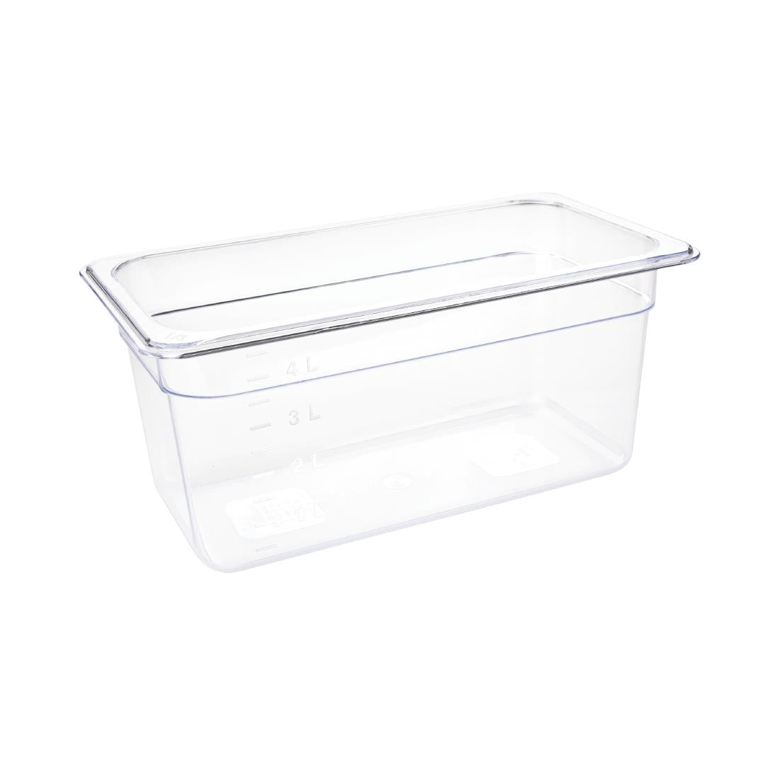 U234 Vogue polycarbonaat 1/3 gastronorm container 150mm doorzichtig