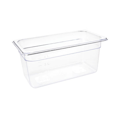 U234 Vogue polycarbonaat 1/3 gastronorm container 150mm doorzichtig