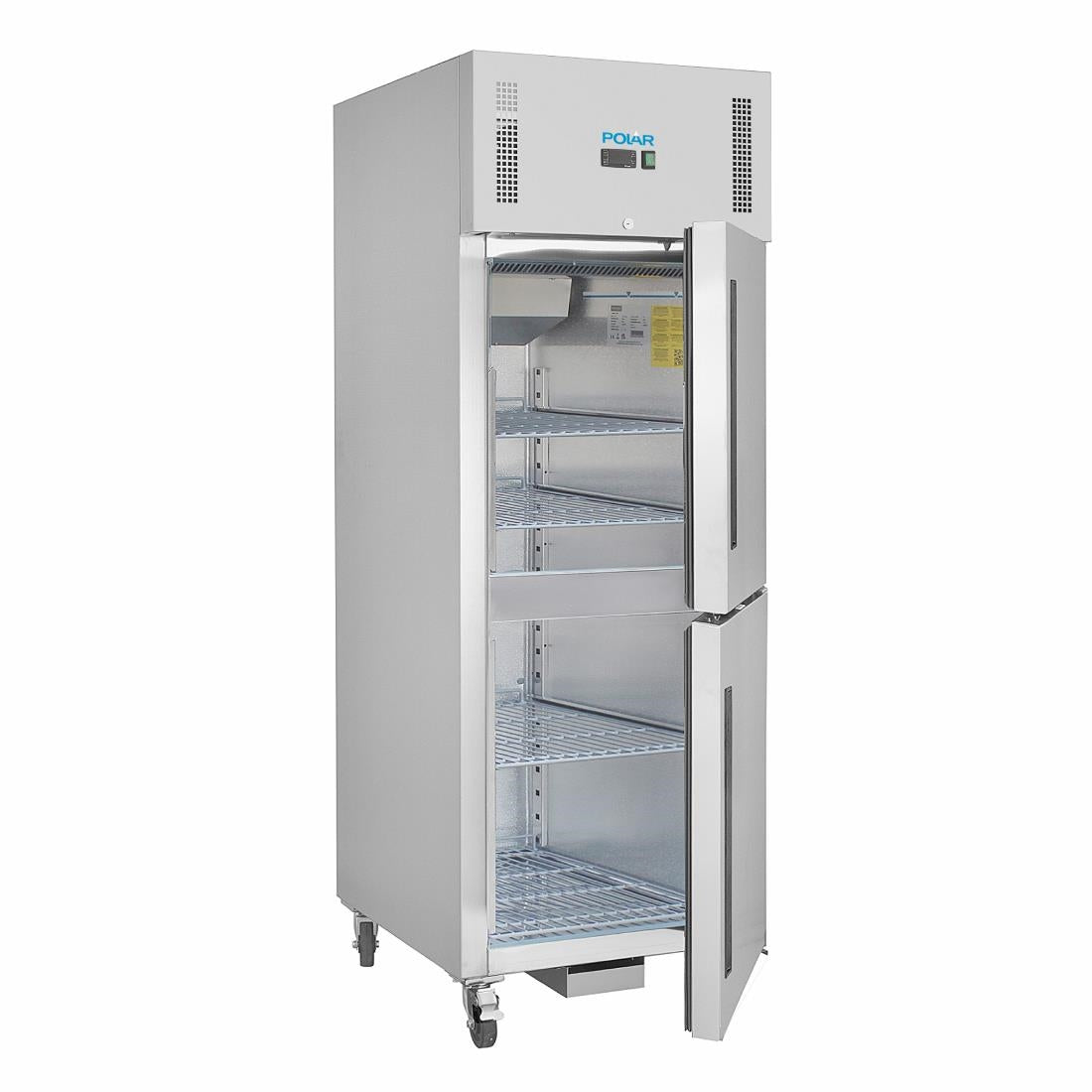 CW193 Polar G-serie staande koelkast met dubbele deuren 600ltr