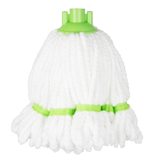HX251 Jantex Microvezel Mophoofd Groene Streep 150g