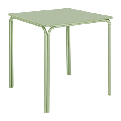 HZ357 Bolero Adeline Stalen Vierkante Tafel 700mm Lichtgroen