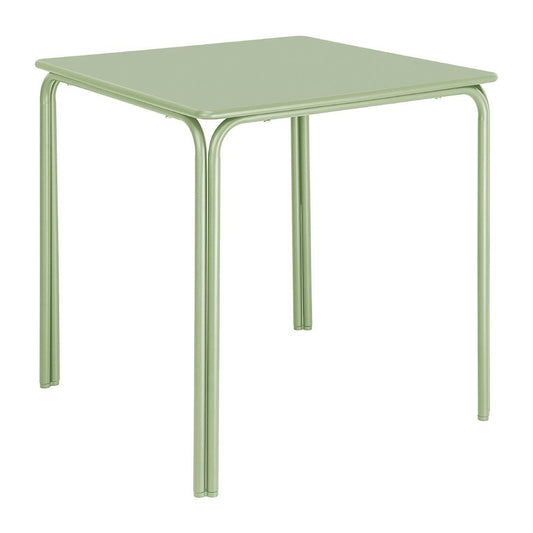 HZ357 Bolero Adeline Stalen Vierkante Tafel 700mm Lichtgroen