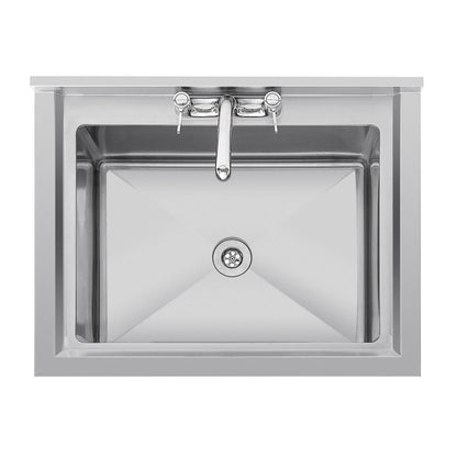 CE141 Vogue diepe RVS spoelbak 77x60cm