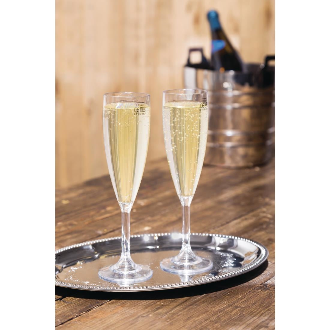 CG945 BBP polycarbonaat champagneglazen 20cl (12 stuks)