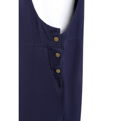 BA174-XL Southside Bib & Brace Katoenen Canvas Tuinbroek Marineblauw XL