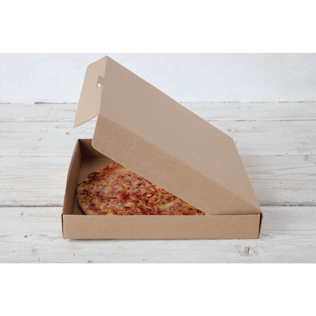 DC724 Fiesta Compostable composteerbare kartonnen pizzadoos 30cm (100 stuks)