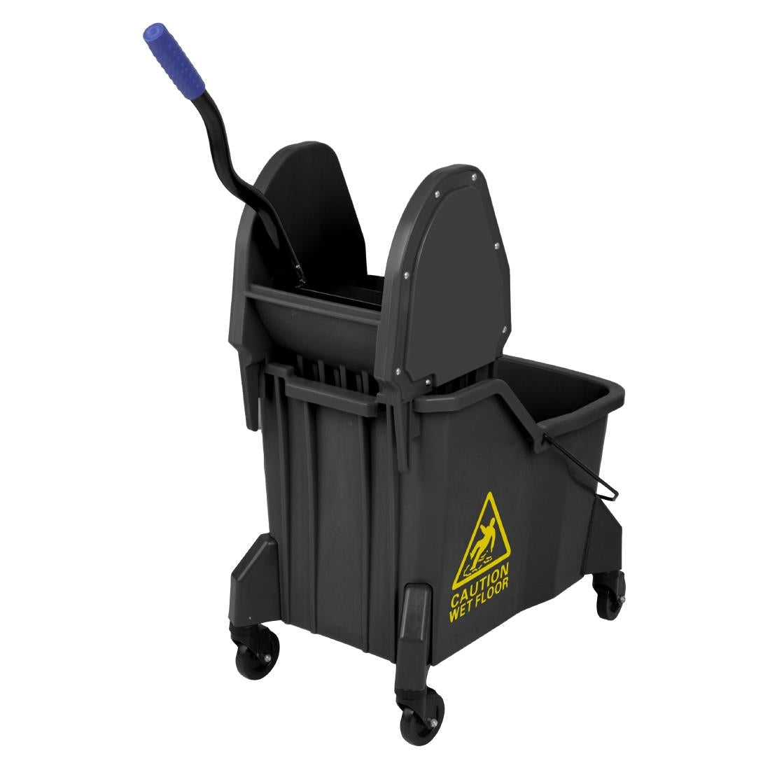JB545 Jantex mopemmer met twee compartimenten en pers geel 30Ltr