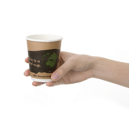DY985 Fiesta Compostable 500 composteerbare dubbelwandige koffiebekers (500 stuks)