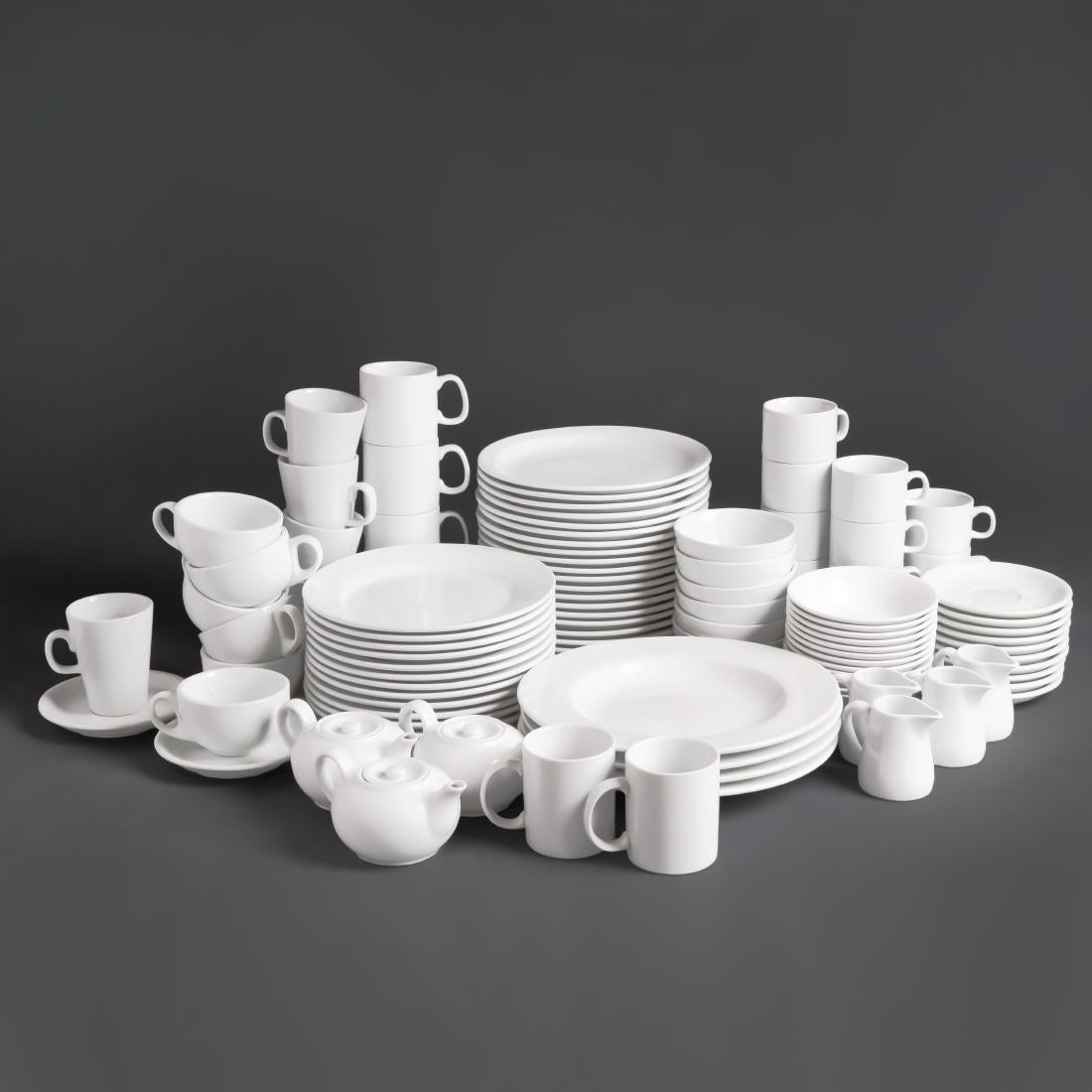 CB462 Olympia Whiteware cappuccinokop 30cl (12 stuks)