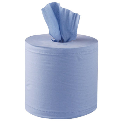 GD833 Jantex centrefeed handdoekrollen blauw (6 stuks)