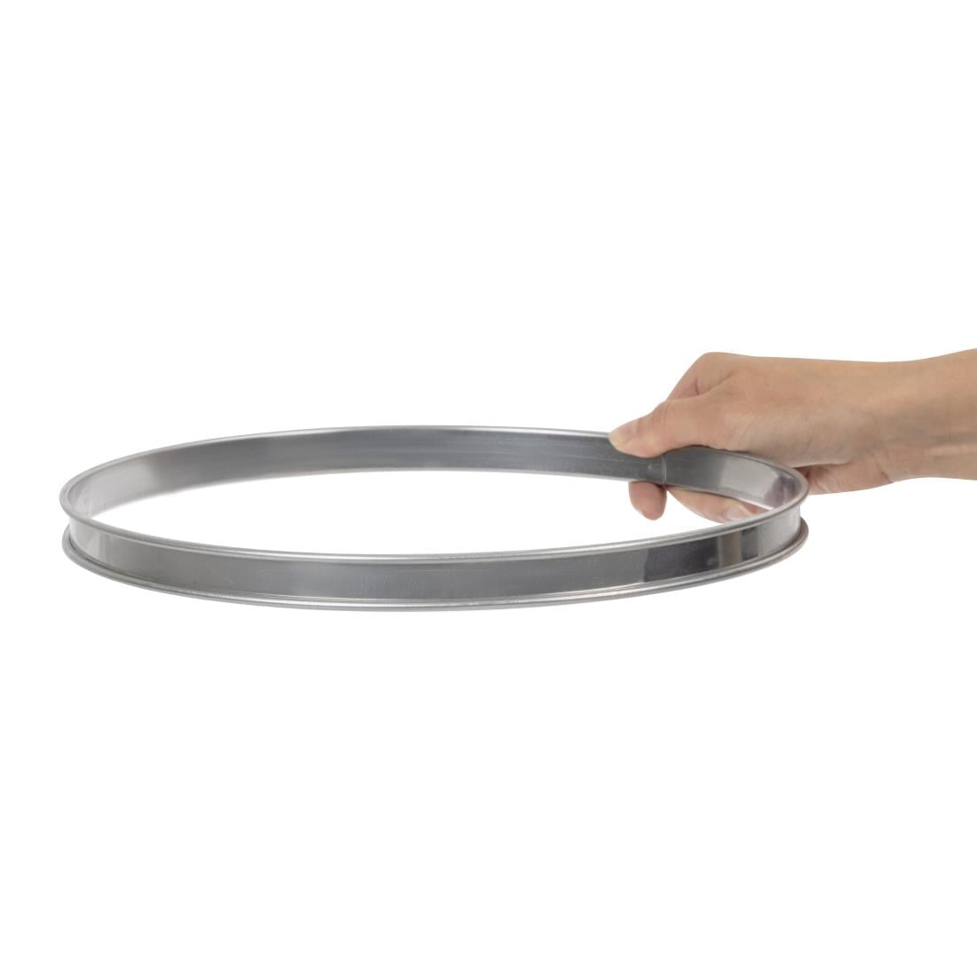 DN962 Matfer Bourgeat platte RVS taartring glad 28cm