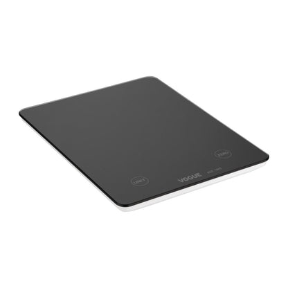 FS488 Vogue digitale zwarte vierkante weegschaal 10 kg
