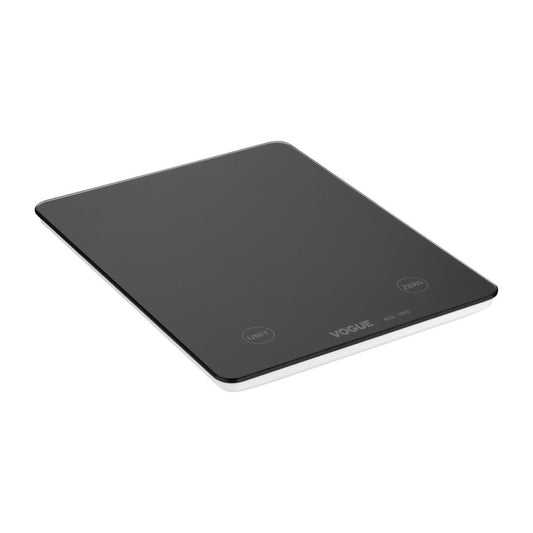FS488 Vogue digitale zwarte vierkante weegschaal 10 kg