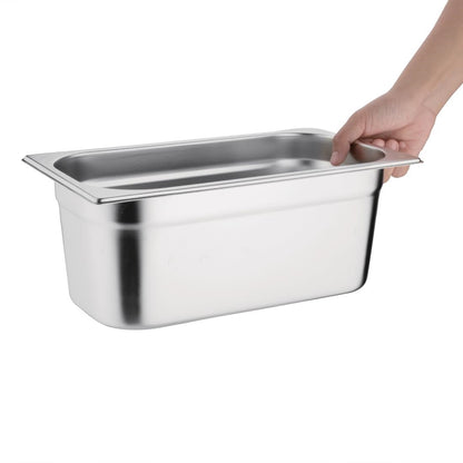 K933 Vogue roestvrijstalen 1/3 gastronorm bak 100mm