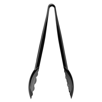 JA903 Nisbets Essentials 22cm polycarbonaat tang zwart (6 stuks)