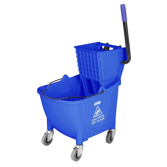 FW869 Jantex 30Ltr Dweilemmer Met Voetpedaalontgrendeling - Blauw