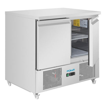 UA089 Polar U-Serie Geventileerde 2-Deurs Saladette 257Ltr
