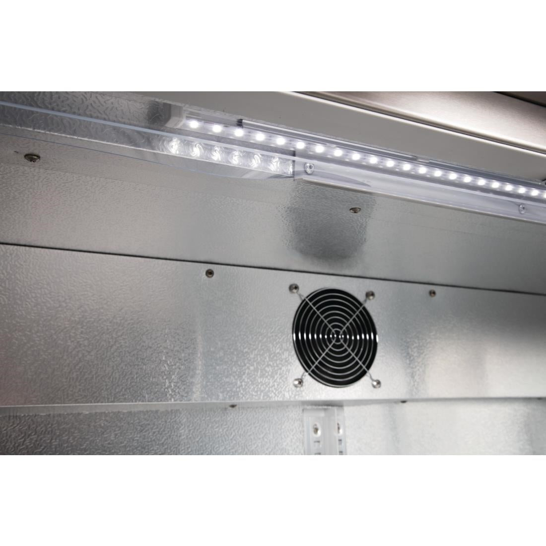 GL008 Polar G-serie 2-deurs barkoeling met klapdeuren RVS 208L