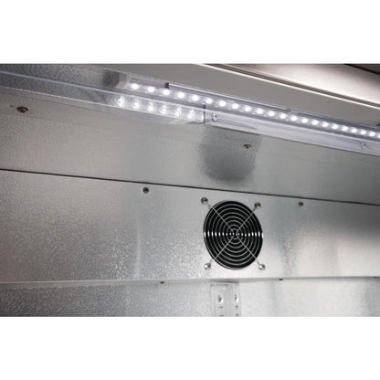 GL008 Polar G-serie 2-deurs barkoeling met klapdeuren RVS 208L