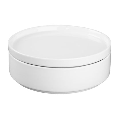 CK070 Olympia Whiteware Kom Met Platte Wanden - 152mm (6 Stuks)