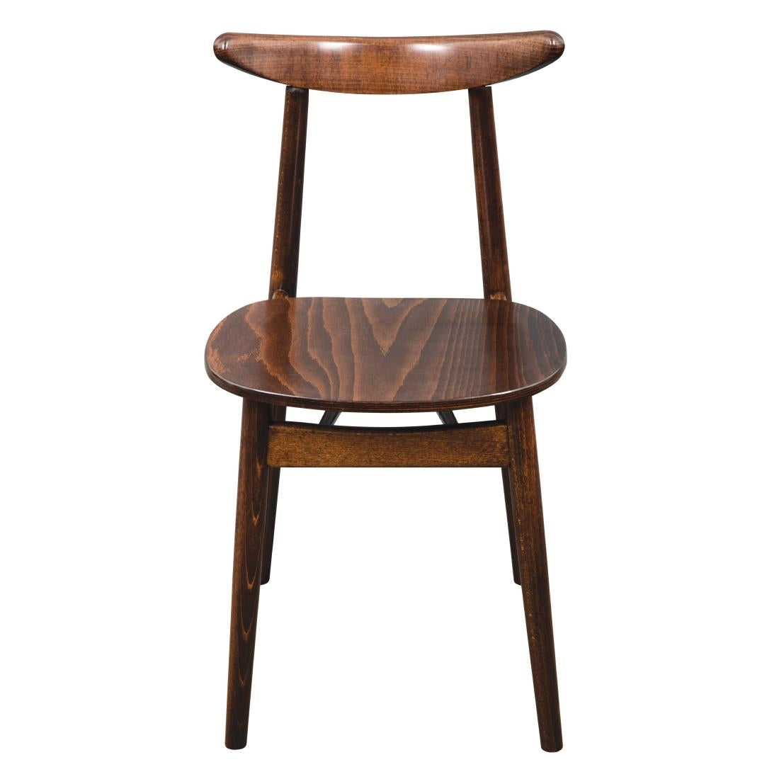 CW008 Fameg Walnoot Bijzetstoel (2 stuks)