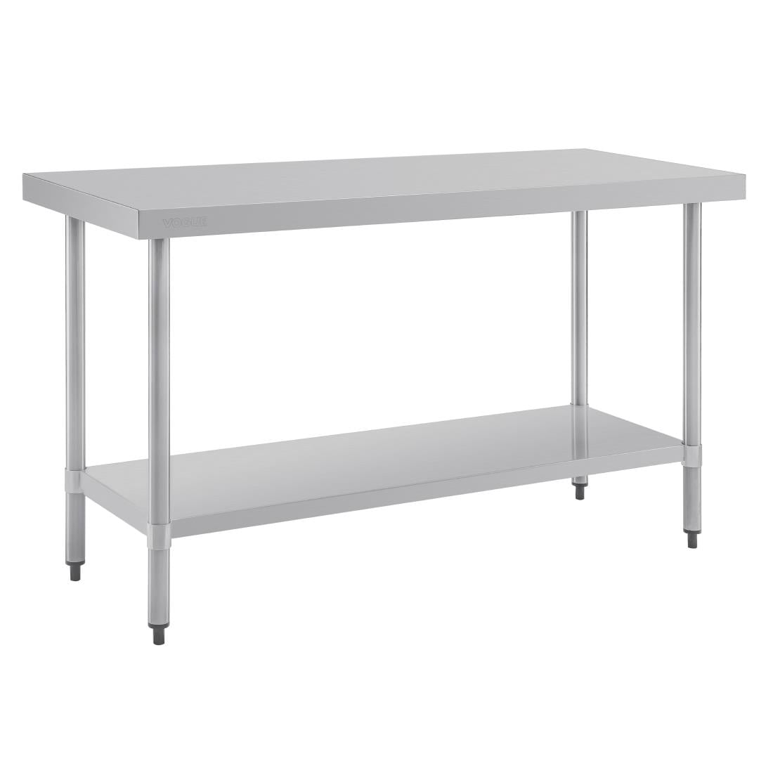 T377 Vogue RVS werktafel zonder achteropstand 90x150x60cm