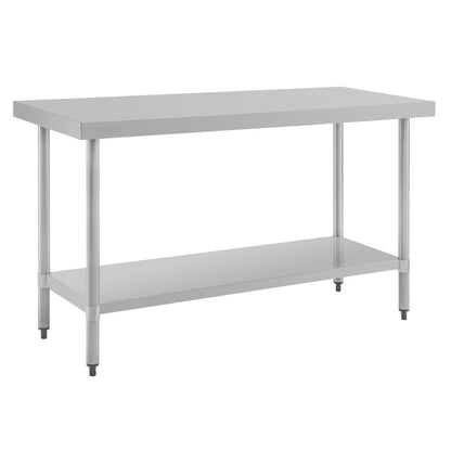T377 Vogue RVS werktafel zonder achteropstand 90x150x60cm