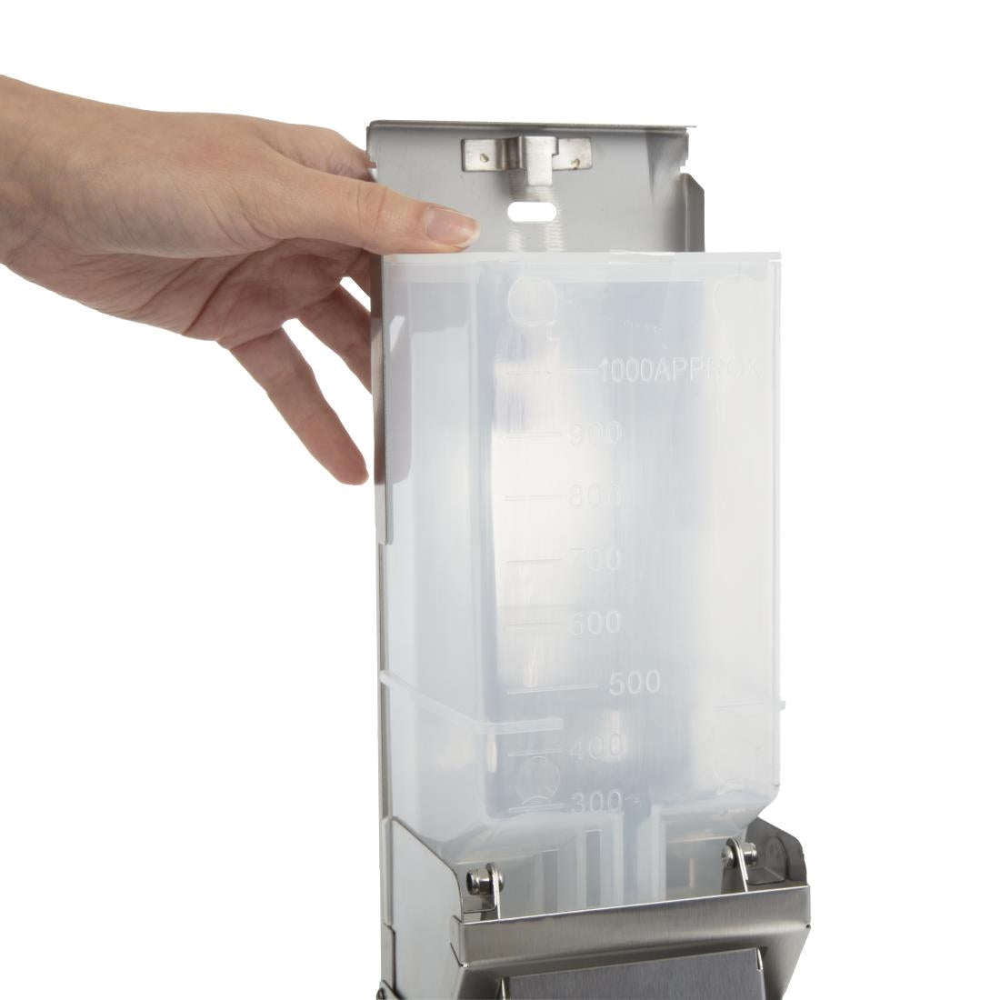 GJ034 Jantex roestvrijstalen zeepdispenser 1 liter