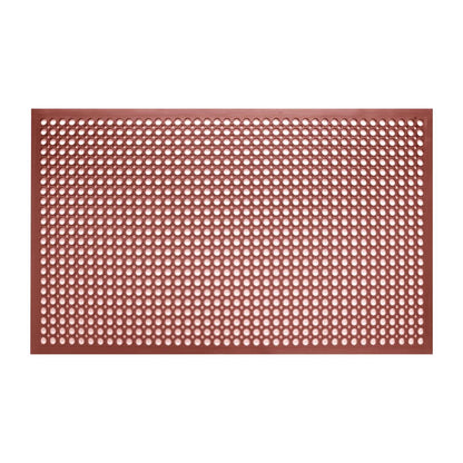 GF017 Jantex rubberen vetbestendige anti-vermoeidheidsmat rood 1500 x 900mm
