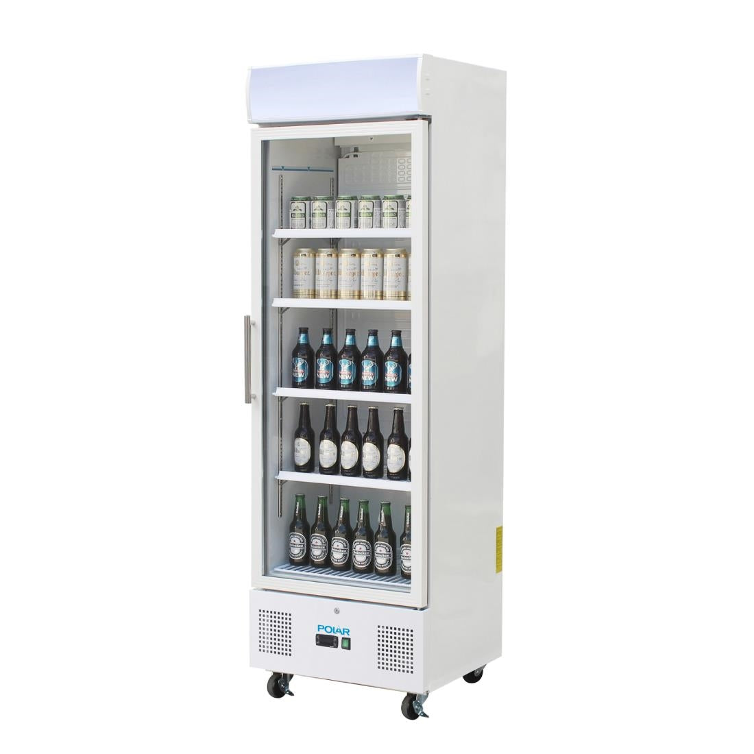 DM076 Polar G-serie display koeling 336L wit