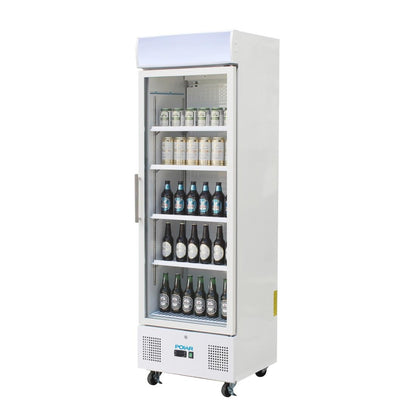 DM076 Polar G-serie display koeling 336L wit