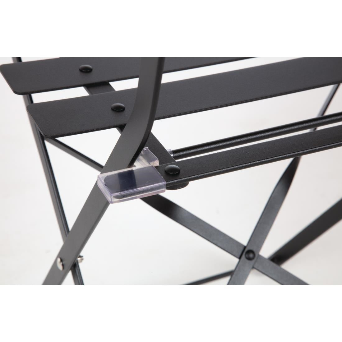 SA658 Bolero stalen tuinset zwart (tafel en twee stoelen)