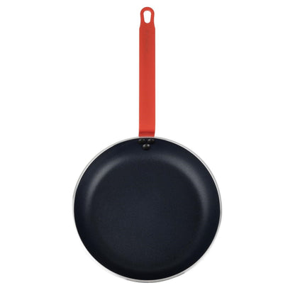 FB475 Hygiplas Teflon Platinum Plus anti-aanbak koekenpan 28cm rood handvat