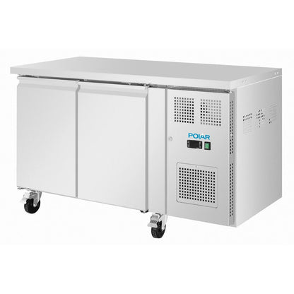 UA105 Polar U-Series slanke dubbeldeurs koelwerkbank