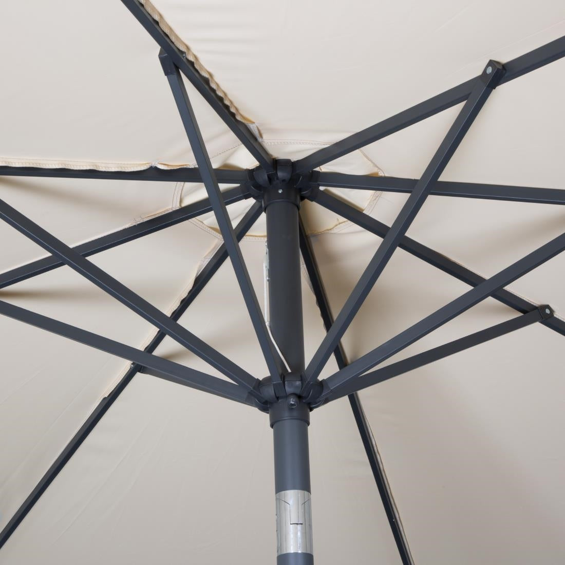 FU503 Bolero Sevilla Ronde Parasol Diameter 3 Meter Crème