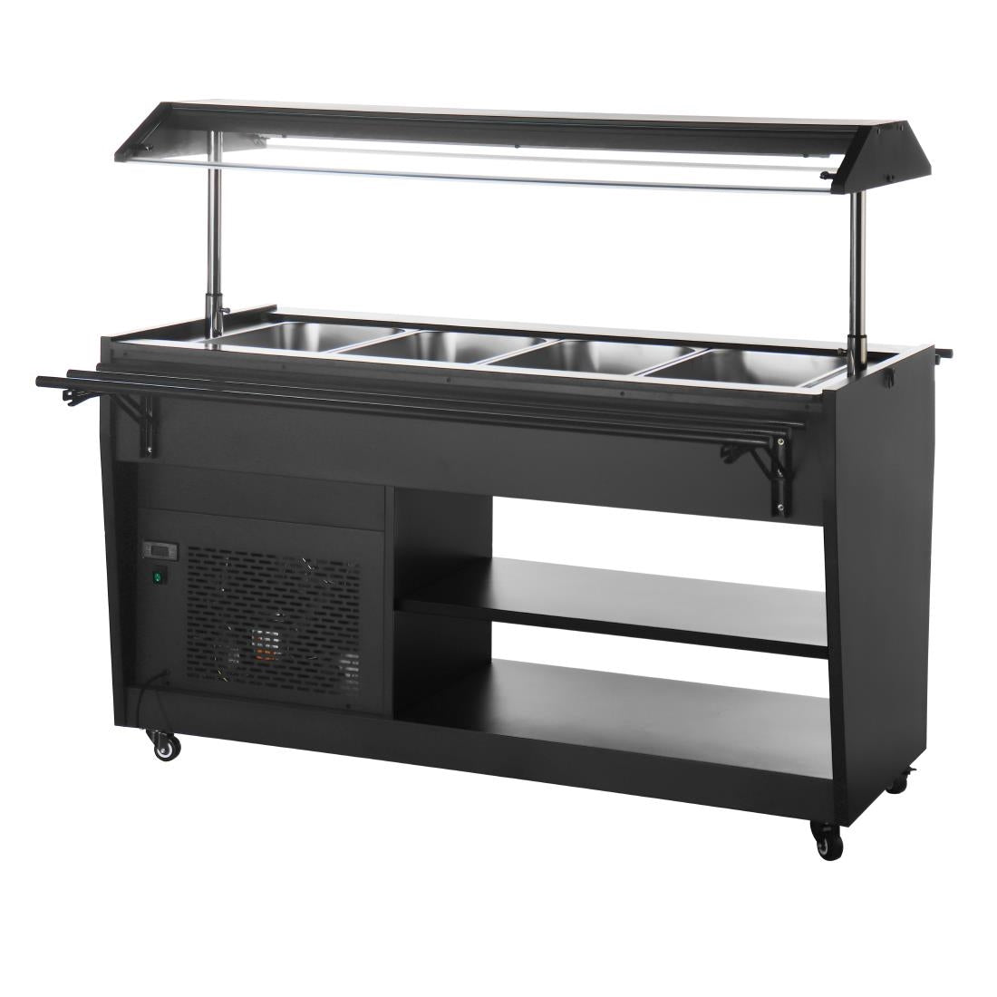 PG007 Polar G-Serie Gekoelde Buffetbar Zwart