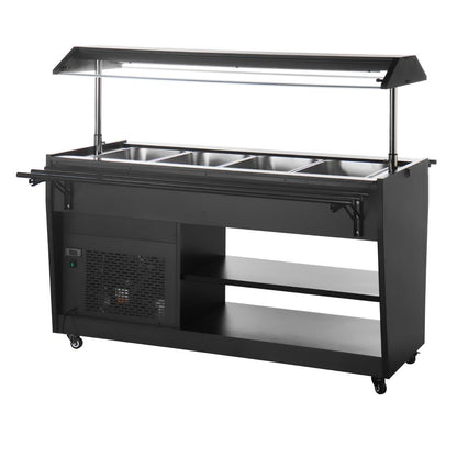PG007 Polar G-Serie Gekoelde Buffetbar Zwart