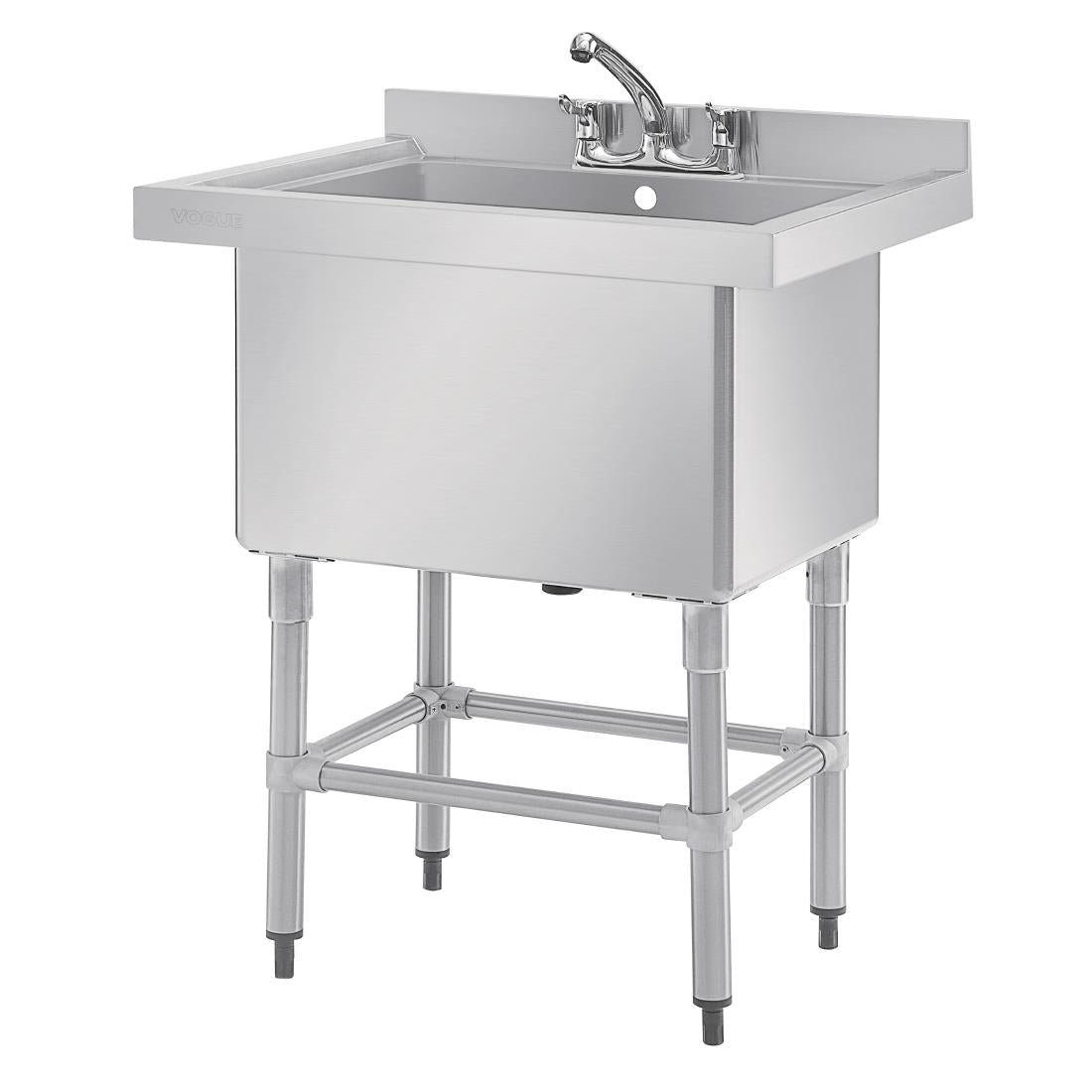 CE141 Vogue diepe RVS spoelbak 77x60cm