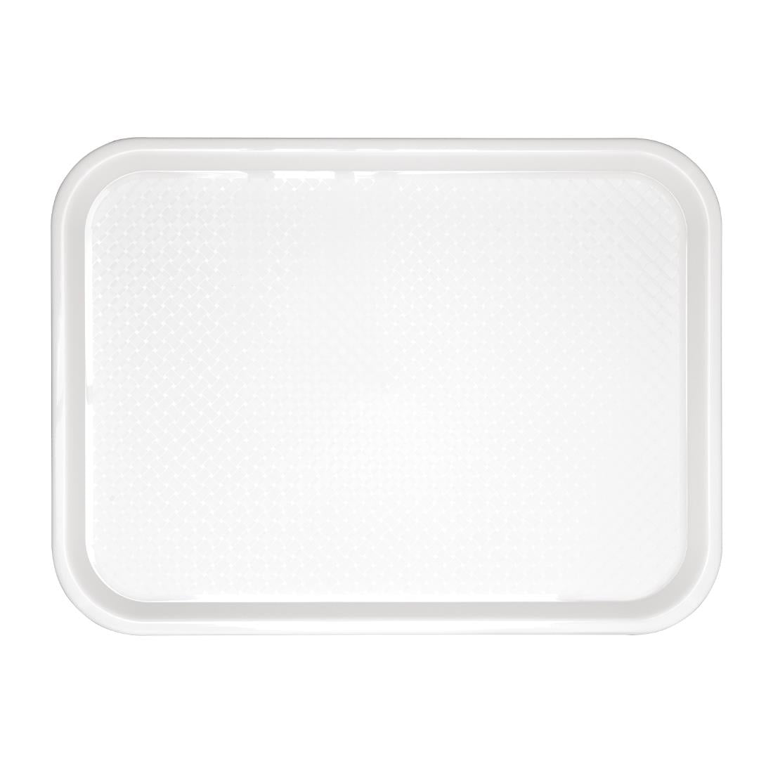 GF995 Olympia Kristallon polypropyleen dienblad wit 34,5x26,5cm