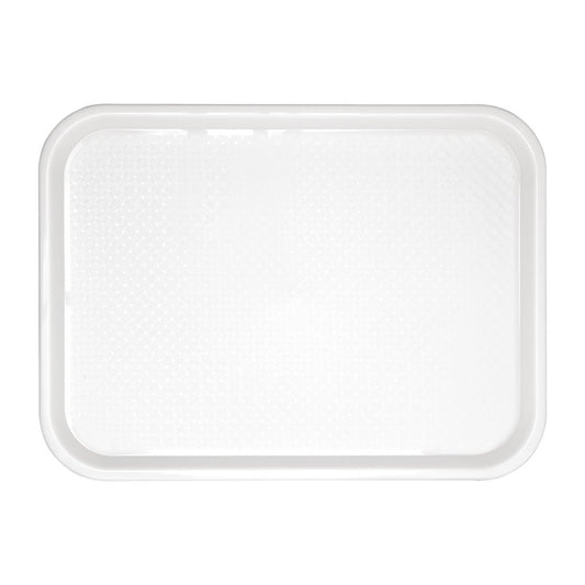 GF995 Olympia Kristallon polypropyleen dienblad wit 34,5x26,5cm