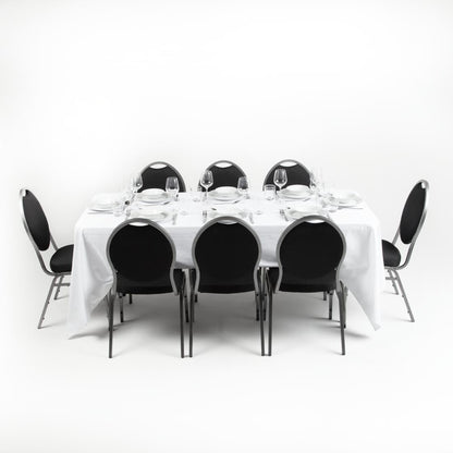 UU579 Bolero Opvouwbare Rechthoekige Tafel 6ft Wit