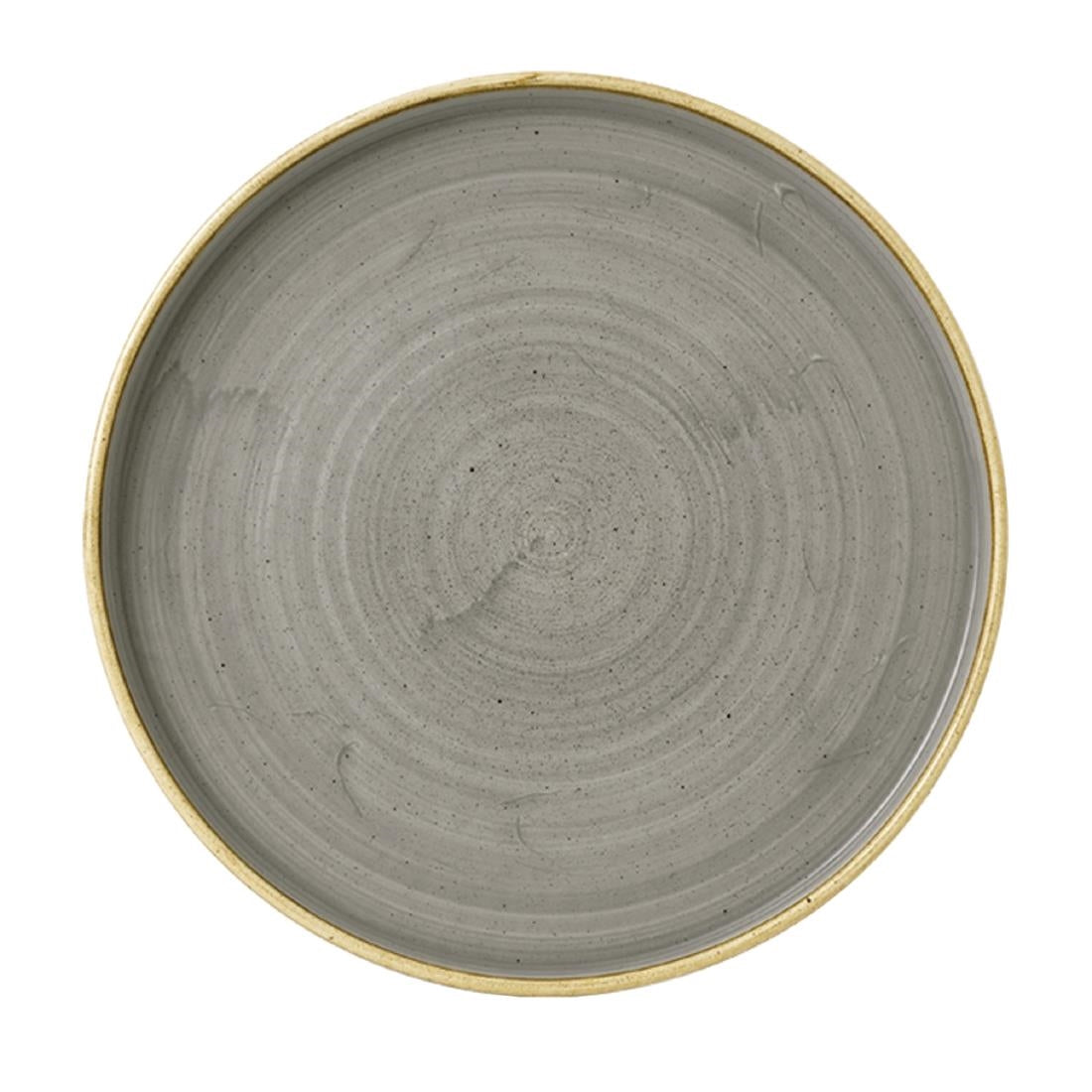 FC164 Churchill Stonecast Grey Bord Met Opstaande Rand 22cm (6 stuks)