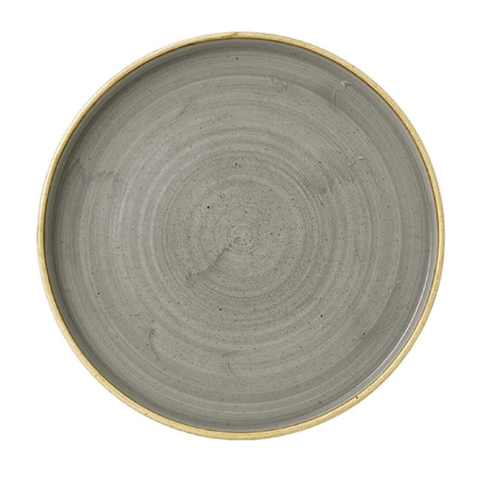 FC164 Churchill Stonecast Grey Bord Met Opstaande Rand 22cm (6 stuks)