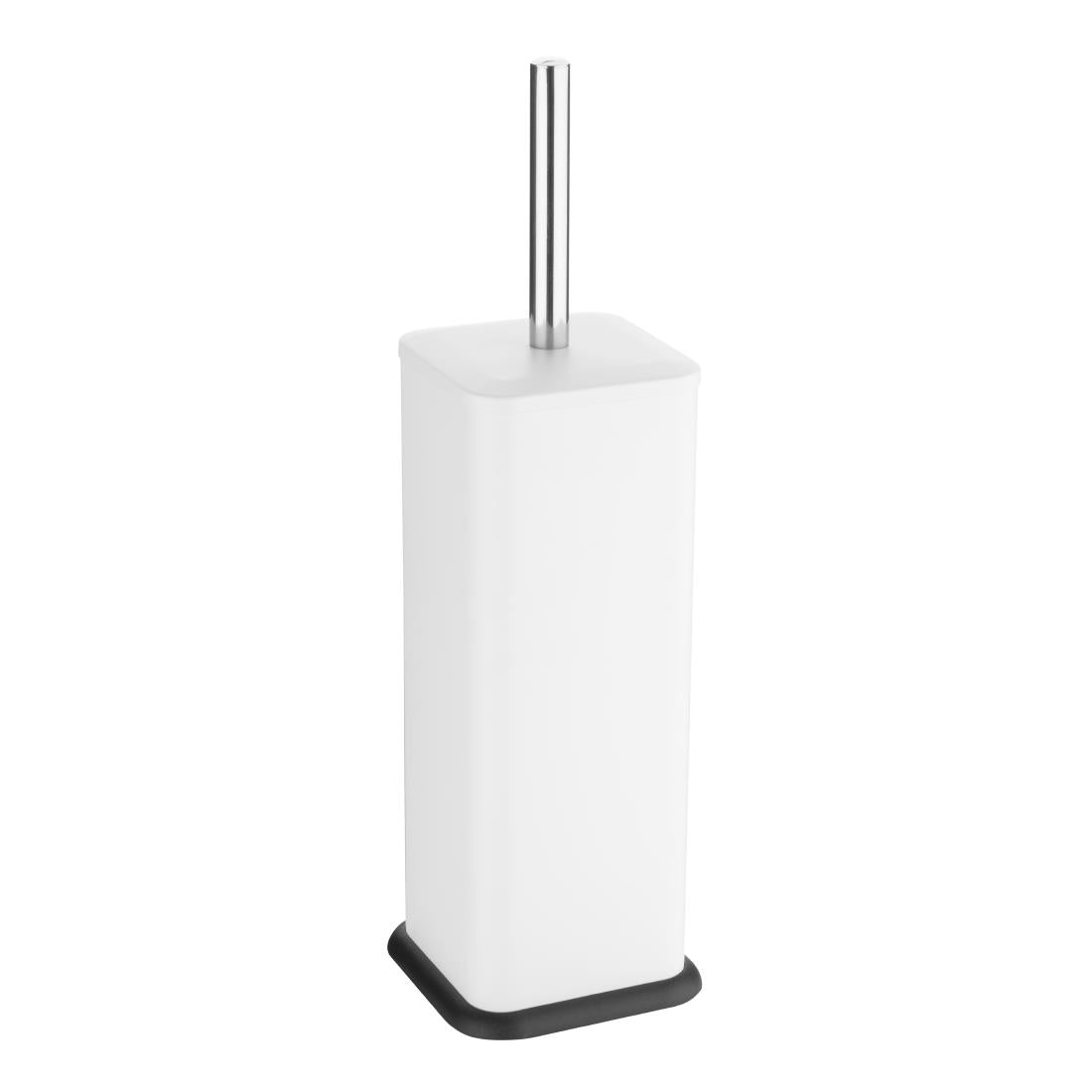 HT477 Jantex Vierkante Toiletborstel En Houder - Wit