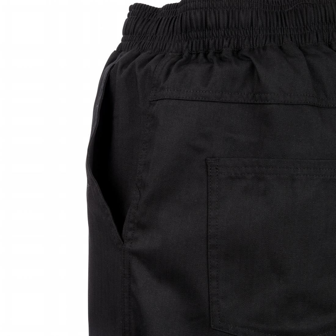 A695-M Chef Works unisex baggy koksbroek zwart M