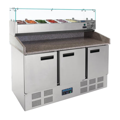 CN267 Polar G-serie gekoelde pizza/sandwich prepareercounter 368L