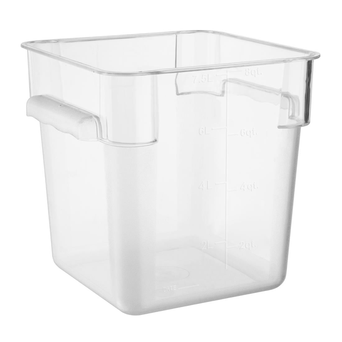 HY403 Hygiplas Polycarbonaat Vierkante Opslagcontainer 7Ltr